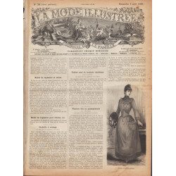 La mode illustrée 1889 N°31
