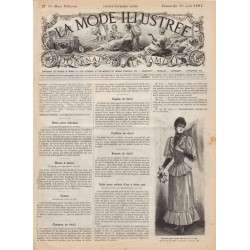 La mode illustrée 1891 N°33