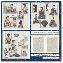 1866 N°1 Patrons A4 La mode...