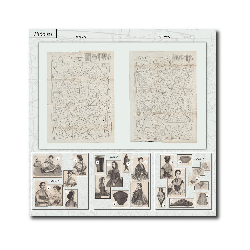 sewing patterns 1866 1