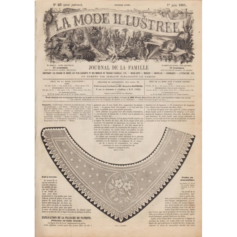 revue la mode illustrée 1861 23