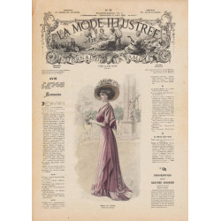 La mode illustrée 1908 N°35
