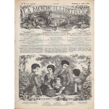 revue la mode illustrée 1869 27