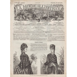La mode illustrée 1874 N°33