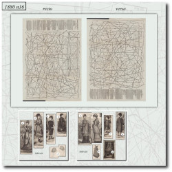 1880 N°16 Sewing patterns...