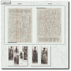 1880 N°19 Sewing patterns...