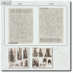 1880 N°25 Sewing patterns...