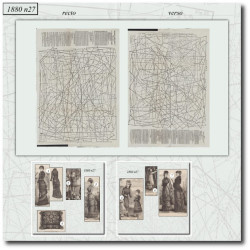 1880 N°27 Sewing patterns...