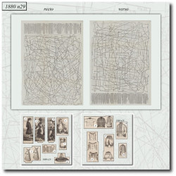 1880 N°29 Sewing patterns...
