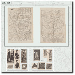 1881 N°16 Sewing patterns...