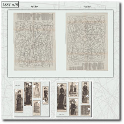 1881 N°19 Sewing patterns...