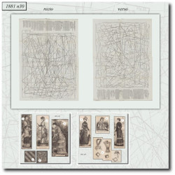 1881 N°30 Sewing patterns...