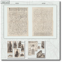1883 N°18 Sewing patterns...