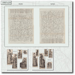 1883 N°24 Sewing patterns...