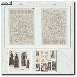 1882 N°19 Sewing patterns...