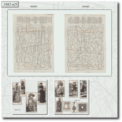 1882 N°25 Sewing patterns...