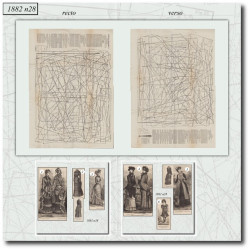 1882 N°28 Sewing patterns...