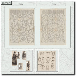 1882 N°36 Sewing patterns...