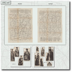 1882 N°47 Sewing patterns...