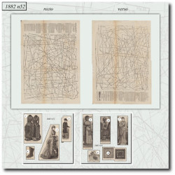 1882 N°52 Sewing patterns...