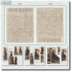 1882 N°14 Sewing patterns...
