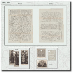 1881 N°47 Sewing patterns...
