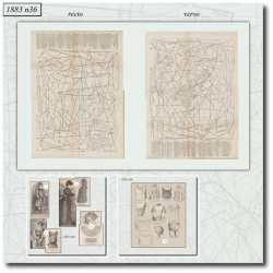 1883 N°36 Sewing patterns...