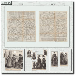 1883 N°40 Sewing patterns...
