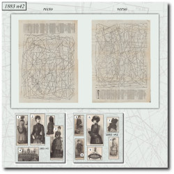 1883 N°42 Sewing patterns...
