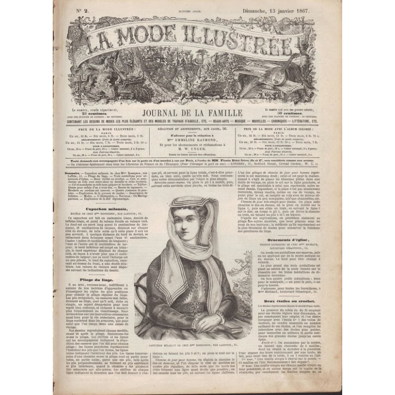 revue la mode illustrée 1867 2