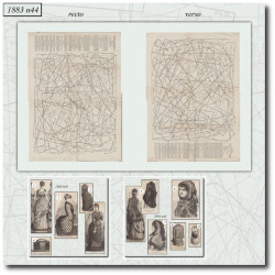 1883 N°44 Sewing patterns...