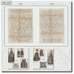 1883 N°46 Sewing patterns...