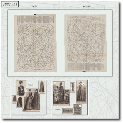 1883 N°51 Sewing patterns...