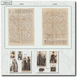 1884 N°5 Sewing patterns A3...