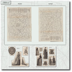 1884 N°7 Sewing patterns A3...