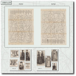 1884 N°10 Sewing patterns...