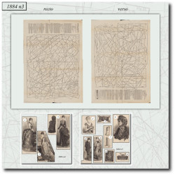 1884 N°3 Sewing patterns A3...