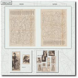 1884 N°20 Sewing patterns...