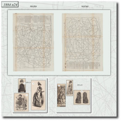 1884 N°24 Sewing patterns...