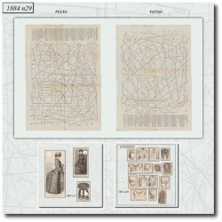 1884 N°29 Sewing patterns...