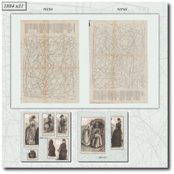 1884 N°31 Sewing patterns...