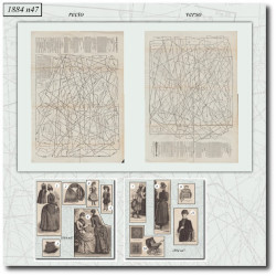 1884 N°47 Sewing patterns...