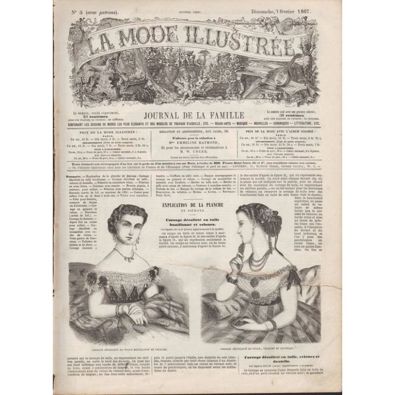 revue la mode illustrée 1867 5
