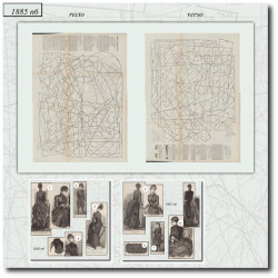 1885 N°6 Patrons A3 La mode...