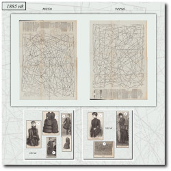 1885 N°8 Patrons A3 La mode...