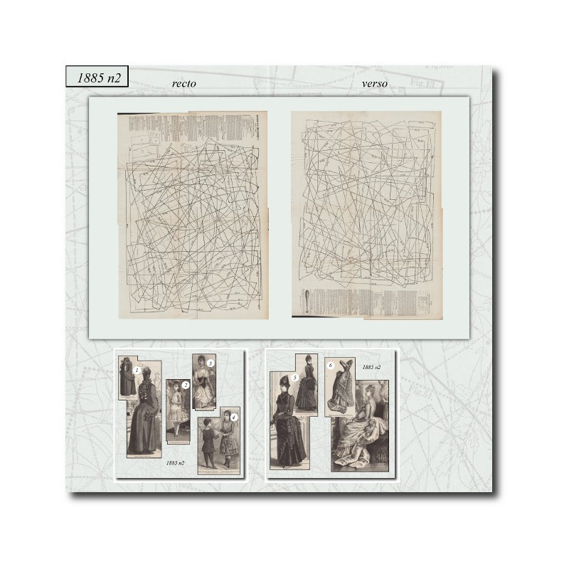 Patrons de couture de 1885 2