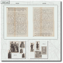 1885 N°42 Sewing patterns...