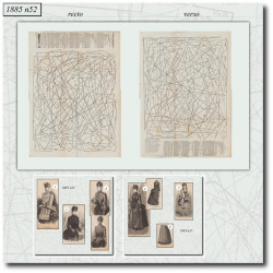 1885 N°52 Sewing patterns...