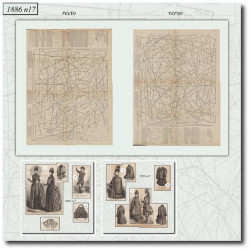 1886 N°17 Sewing patterns...