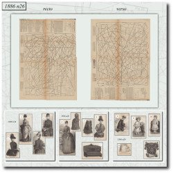 1886 N°26 Sewing patterns...